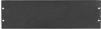 WP RACK  BLANK PANEL 3U BLACK