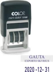 Zīmogs COLOP datumu numerators Mini-Dater S160