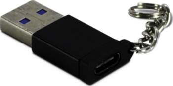 Adapter USB USB-A - USB-C Czarny