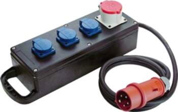 Bachmann solid rubber distributor 16A 5P