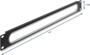 Delock 19" 1U Cable Bushing with