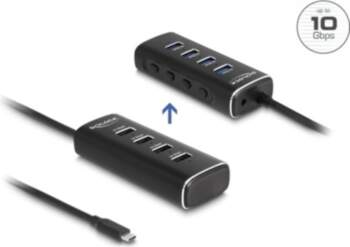Delock 4 Port USB 10 Gbps
