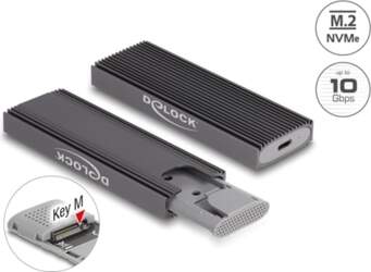 Delock External USB Type-C™ Combo Enclosure