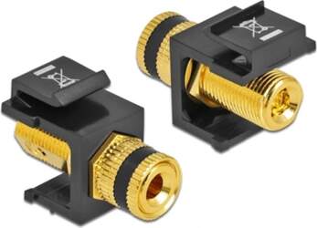 Delock Keystone module binding post >