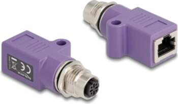 Delock M12 Adapter D-coded 4 pin