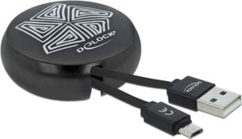 Delock USB Retractable Cable Type-A to
