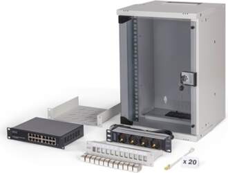 Digitus DIGITUS Netzwerk-Set 254 mm (10"