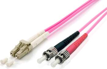 Equip LC/ST Fiber Optic Patch Cable