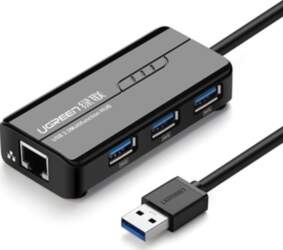 HUB USB Ugreen 1x RJ-45 +