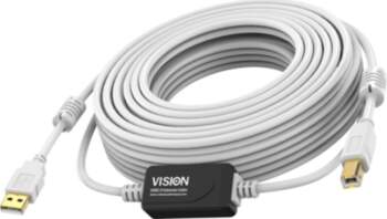 Kabel USB Vision USB-A - USB-B