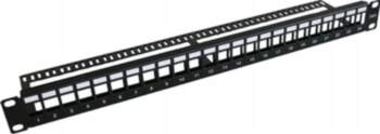 MicroConnect 19" Blank patch panel, 24port