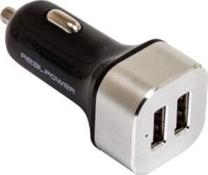 Realpower KFZ-Ladegerät           2400mA   2xUSB 176635