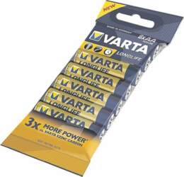 1x8 Varta Longlife AA LR 6