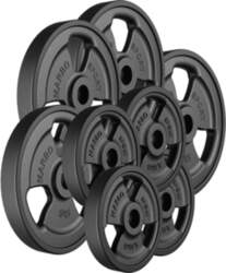 30mm svara diski Tri-Grip rubberized cast