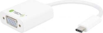 Adapter USB Techly USB-C - VGA
