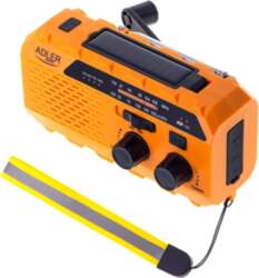 Adler | Portable radio with flashlight