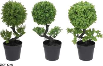 Artificial Round Tree In Pot 27