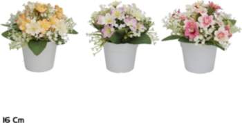 Artificial Wild Flower Pot 16 cm