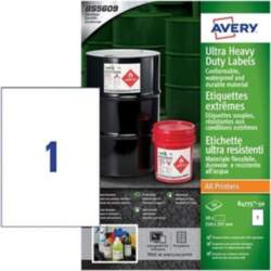 AVERY Avery B4775-50, White, Rectangle, Permanent