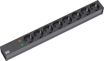Bachmann 19" socket strip 8-way with