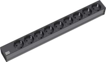Bachmann 19" socket strip 9-way, without