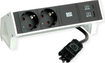 Bachmann DESK2 2xprotective contact USB A&C