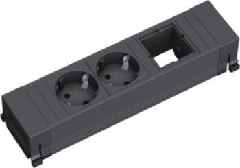 Bachmann POWER FRAME 2xCEE7/3 1xCM, Plastic