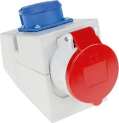Bachmann wall combination socket 400V, IEC309