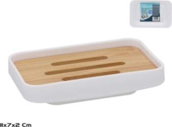 Bamboo Soap Holder For Baths, 12