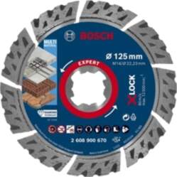 Bosch EXPERT X-LOCK Multi Material 125