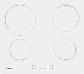 Candy Timeless CH64CCW White Built-in Ceramic