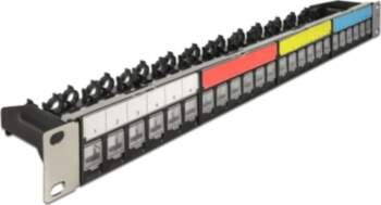 Delock 19" Keystone Patch Panel 24