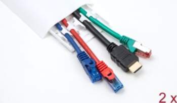 Delock Cable Duct self-adhesive with cable