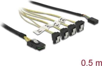 Delock Cable Mini SAS SFF-8087 >