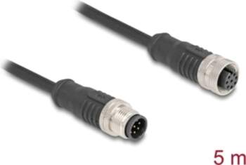 Delock M12 Cable A-coded 8 pin