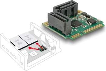 Delock Mini PCIe I/O PCIe half
