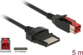 Delock PoweredUSB cable male 24 V