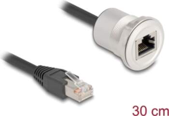 Delock RJ45 built-in jack with cable