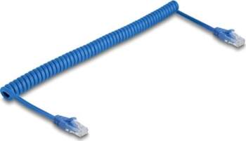 Delock RJ45 Coiled Cable plug to