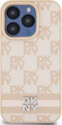 DKNY PU Leather Checkered Pattern and