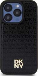 DKNY PU Leather Repeat Pattern Stack
