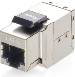 Equip Cat.6A Shielded Keystone Inline