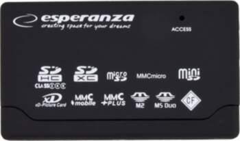 Esperanza EA119 Card Reader Black USB