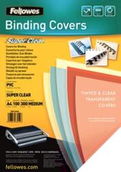 Fellowes Binding Covers A4 Clear PVC