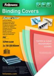 Fellowes Binding Covers A4 Clear PVC