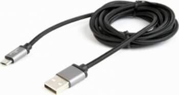 Gembird cotton braided micro USB cable