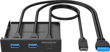 Graugear Multi Frontblende mit USB 3