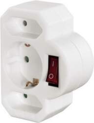 Hama Multi Socket 3-fold adapter with