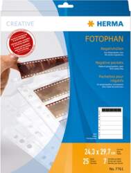 Herma Negative pockets PP clear 25
