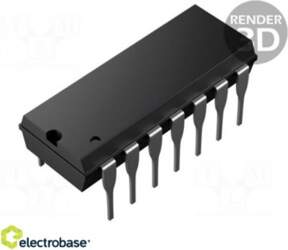 IC: digital; 3-state,bus buffer; Channels: